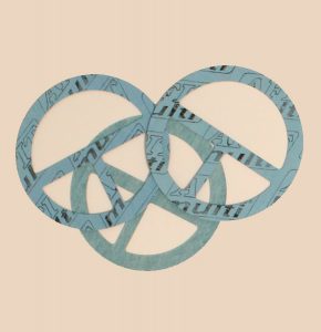 Dichtungen aus AFIT MULTI, Faserwerkstoff, Aramidfaser, asbestfrei, Dichtungen